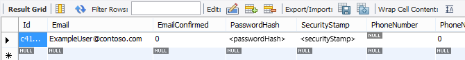 Image of My S Q L Workbench inspect tool