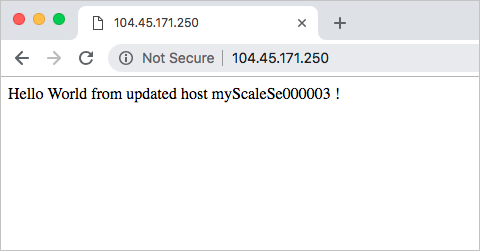 Updated web page in IIS